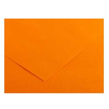 Cartolina 50x65cm Laranja Clementina 185g 1 Folha Canson - Canson 17240223