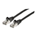 EQUIP CHICOTE CAT6A S/FTP LSZH 1MT PRETO - Equip 606103