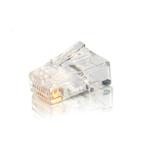 Equip Kit 100 conectores RJ45 CAT 5e - Conectores banhados a ouro para sinal de alta qualidade - Equip 121140