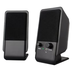 EWENT COLUNAS 2.0 10W VOLUME CONTROL JACK 3.5" USB BLACK - Ewent EW3528