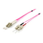 EQUIP LC/SC FIBER OPTIC PATCH CABLE, OM4, 2M - Equip 255532