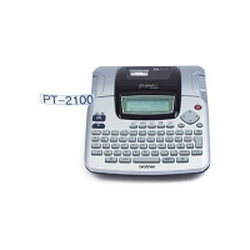 Brother PT-2100VP Label Printer, QWERTY, TZ, 10 mm/seg, AA, Alcalino - Brother PT2100