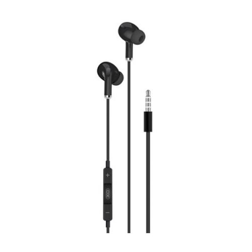 Auscultadores intra-auriculares XO EP22 com microfone - Controlos intra-auriculares - Ficha jack de 3,5 mm - Cabo de 1,20 m - XO XO XO XOEP22BK