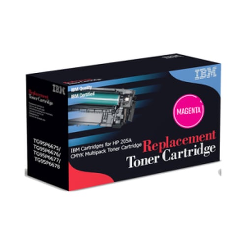 Toner IBM para HP 205A Magenta CF533A 900 Pág. - Ibm IBMTG95P6677