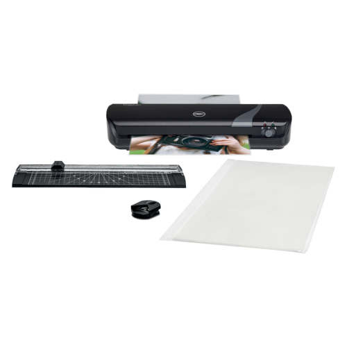 Pack Plastificadora Inspire+ A4 + Cisalha A4 Preto - GBC 5911036