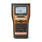 Impressora de etiquetas eletrónica Bluetooth Brother PT-E560BTSP - Ligação ao PC - Ecrã LCD - Largura máx. da fita 18 mm - Velocidade de impressão 30 mm/s - Cor Preto/Laranja - Brother 289837