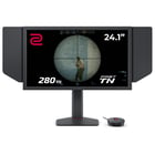 XL2540X+ - Monitor Gaming Zowie 24.1", TN, Full HD (1920x1080, 16:9), 280Hz, 320 cd/m2, 1500:1, 3x HDMI, 1x DP, Suporte totalmente ajustável - Preto - BenQ 9H.E18LB.QBE
