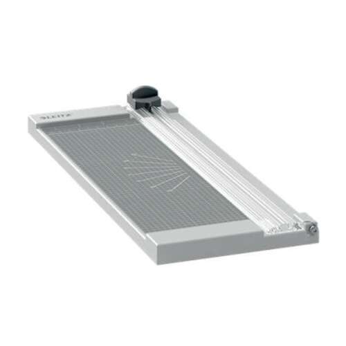 Cortador de papel A4 Leitz Precision Home - Corta até 8 folhas - Para formato A4 - Cabeça de corte de lâmina fixa - Cinza - Leitz 90250000