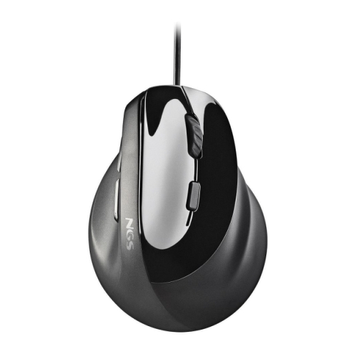 NGS Samsara Ergonomic Vertical Laser Mouse 3200dpi - 5 botões - Silencioso - Cor preta - NGS 304292