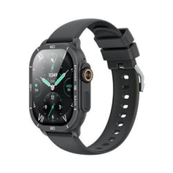 Smartwatch XO J12 Tela Quadrada 2,06" AMOLED - Assistente de Voz - Controle de Música - Multiesporte - Chamadas BT - IP68 - Preto - XO XOJ12