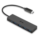 Hub i-tec passivo 4 portas USB 3.1 Type C SLIM - Preto - i-tec C31HUB404