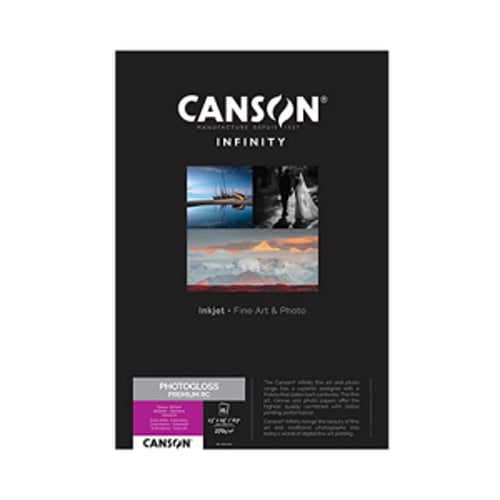 Papel 270gr A3 Foto Canson Infinity Photo Gloss Premium RC - 25Fls - Canson 1236231004