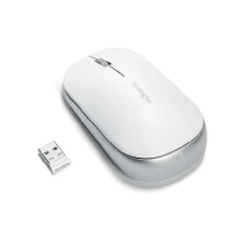 Rato Wireless SureTrack Dual Branco | Formato Ambidestro - Indicado para Portáteis e Desktops - Kensington KENK75353WW