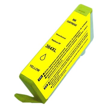 Cartucho de tinta genérico amarelo HP 364XL - Substitui CB325EE&#47;CB320EE - HP HI-364XLYL