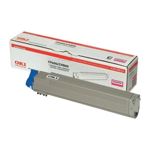 Toner C9600/9650/C9800/C9850 Magenta - Oki 42918914