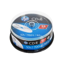 CD-R 700MB 52x HP Spindle 25un - HP HPCRE00015-3