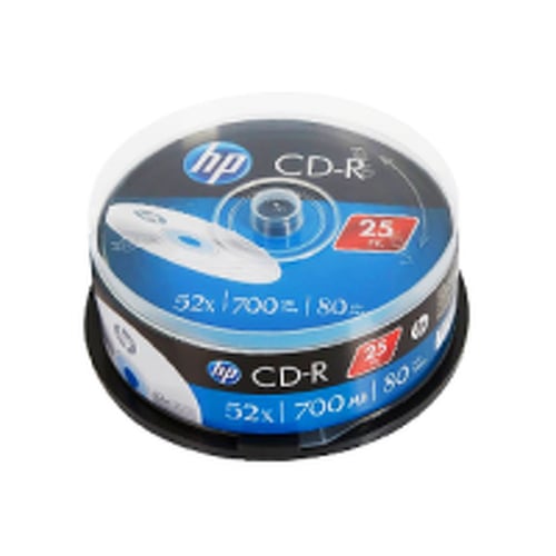 CD-R 700MB 52x HP Spindle 25un - HP HPCRE00015-3