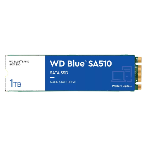 SSD M.2 2280 SATA WD 1TB Blue SA510 - Western Digital WDS100T3B0B