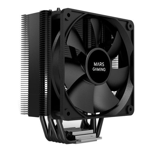 Ventoinha para CPU Mars Gaming 120mm com dissipador de calor - Até 200W - Velocidade máx. 1600rpm - 6 Heatpipes - Mars Gaming MCPUPRO
