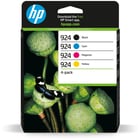 HP 924 Pack de 4 Cartuchos de Tinta Original Negro, Amarillo, Magenta y Cyan - 6C3Z1NE - HP 6C3Z1NE
