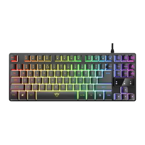 TRUST TECLADO GAMING GXT833 THADO RGB METAL COMPACT - Trust 24287
