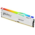 KINGSTON MEM 16GB 6000MT/s DDR5 CL36 DIMM FURY BEAST WHITE RGB EXPO - Kingston KF560C36BWE2A-16
