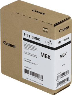 Tinteiro Original Preto Mate PFI110 da Canon - 2363C001 - Canon 2363C001