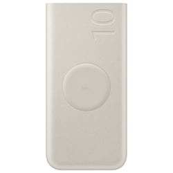 Powerbank Samsung 10.000mAh com Carregamento s/ Fios Bege - Samsung EB-U2510XUEGEU