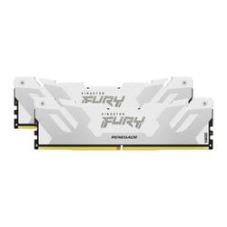 KINGSTON MEM 32GB 6400MT/S DDR5 CL32 DIMM (KIT 2) FURY RENEGADE WHITE XMP - Kingston KF564C32RWK2-32