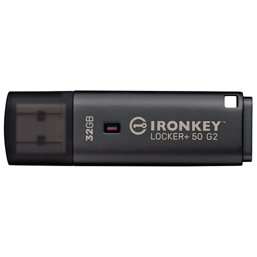 32GB IronKey Locker Plus 50 G2, FIPS 197, AES-256 - Kingston IKLP50G2/32GB