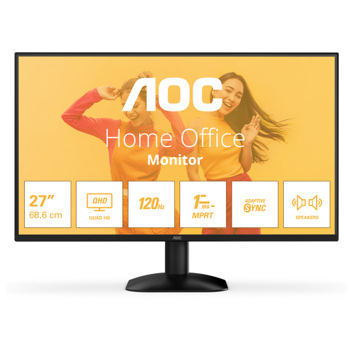 AOC MONITOR IPS 27" 16:9 QHD 120HZ HDMI DP Q27B35S3 - AOC Q27B35S3