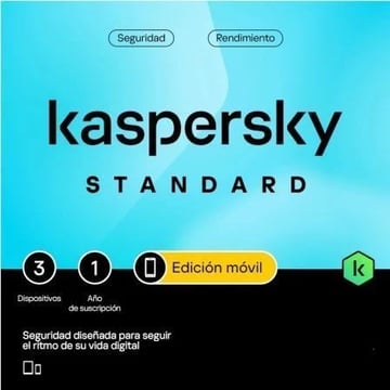 Kaspersky Standard Mobile Antivirus - 3 Dispositivos - 1 Ano de Serviço - Kaspersky KL1048S5CFS-MINI-EN
