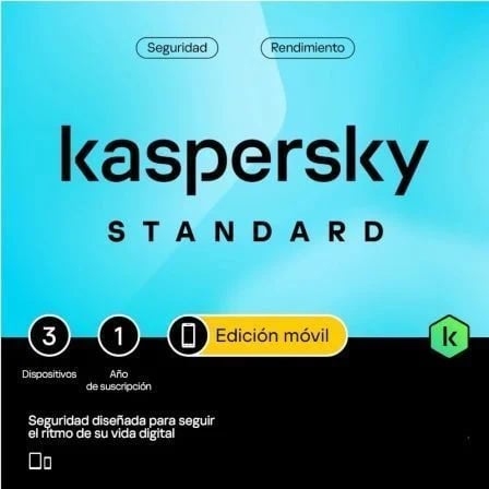 Kaspersky Standard Mobile Antivirus - 3 Dispositivos - 1 Ano de Serviço - Kaspersky KL1048S5CFS-MINI-EN