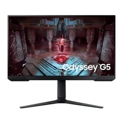 Monitor Samsung Odyssey G5 27" LED VA QHD 165Hz FreeSync Premium - 1ms de resposta - Ajustável em altura, giratório e inclinado - Ângulo de visão 178º - HDMI, DisplayPort - VESA 100x100mm - Samsung LS27CG510EUXEN