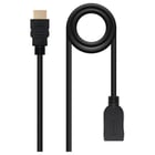 Cabo de extensão HDMI 2.0 A/M-A/H Nanocable - 3,0 m - Preto - Nanocable 10.15.1013