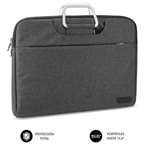 Bolsa para portátil Subblim Business - Design moderno e elegante - Compatível com computadores portáteis até 15,6" - Proteção total - Preto - Subblim 234192
