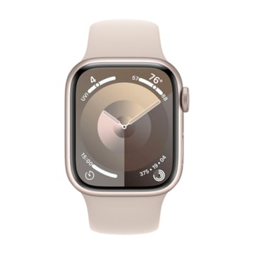 Apple Watch Series 9 GPS 41mm Starlight Aluminium Case with Starlight Sport Band - S&#47;M - Apple MR8T3QL&#47;A
