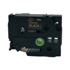 Fita laminada compatível com TZe-344. Texto dourado sobre fundo preto. Largura: 18 mm. Comprimento: 8 m - TZe-344C (Compatível)