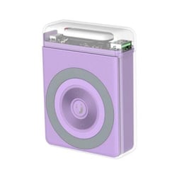 XO Powerbank 10000Mah - Tipo C 20W, USB 22.5W, Carregamento sem fios 15W - Entradas Tipo C 18W - Fácil de transportar - Carregamento rápido - Robusto - Estabilidade e proteção - Cor púrpura - XO 240167