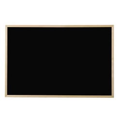 Quadro de Giz Preto Moldura Madeira 40x30cm - Bi-Office 340PM0101010