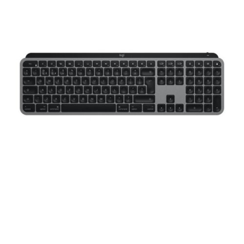 Logitech MX Keys Teclado USB sem fios para Mac/iPad - Teclas retroiluminadas com deteção de proximidade da mão - Iluminação ajustável - Cinzento - Logitech 920-009842