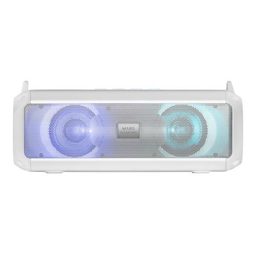 Colunas portátil + Soundbar, MARS GAMING MSB-XT, 2IN1 20W BT 5.3 RGB , WHITE - Mars Gaming MSBXTW