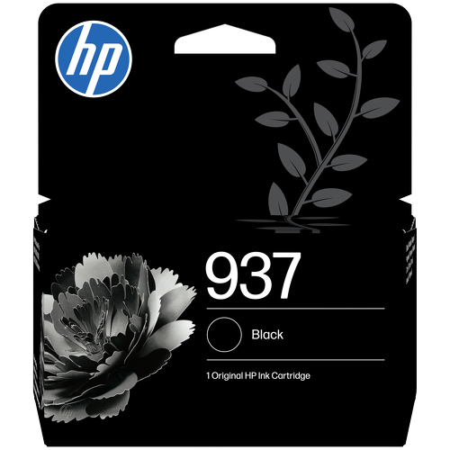 HP 937 Black Original Ink Cartridge - HP 4S6W5NE#LS1