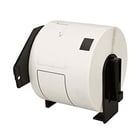 Etiquetas pré-cortadas compatíveis com DK-22225. Fita contínua de Papel térmico (branca). Largura: 38mm. Comprimento: 30,48m - DK-22225C (Compatível)