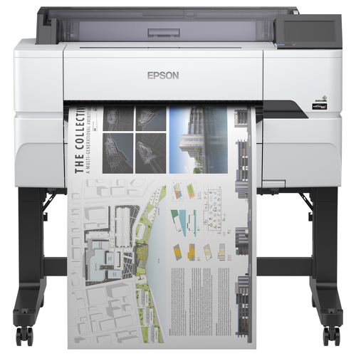 Epson SureColor SC-T3400, Jato de tinta, 2400 x 1200 DPI, ESC/P-R, HP-GL/2, HP-RTL, Preto, Ciano, Magenta, Amarelo, 350 ml, PrecisionCore - Epson C11CF85301A0