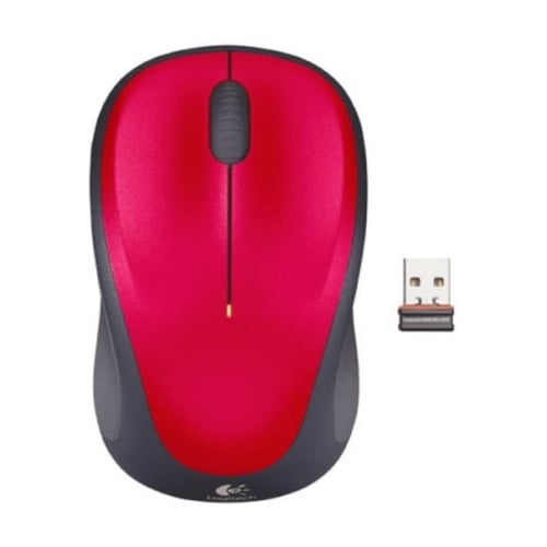 Logitech M235 1000 dpi Sem fios 1000 dpi - 3 botões - Uso ambidestro - Vermelho - Logitech 910-002496