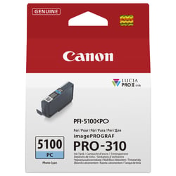 CANON PFI-5100 SERIES PHOTO CYAN INK TANK - Canon 6956C001
