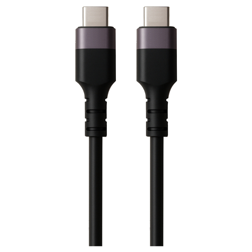 Cabo USB 3.2 GEN2x1 Tipo C, tipo C para C M/M, AWG24, PD 60W, Data 10gbps, PVC, preto, 1m, Ecobag - Ewent EC1095
