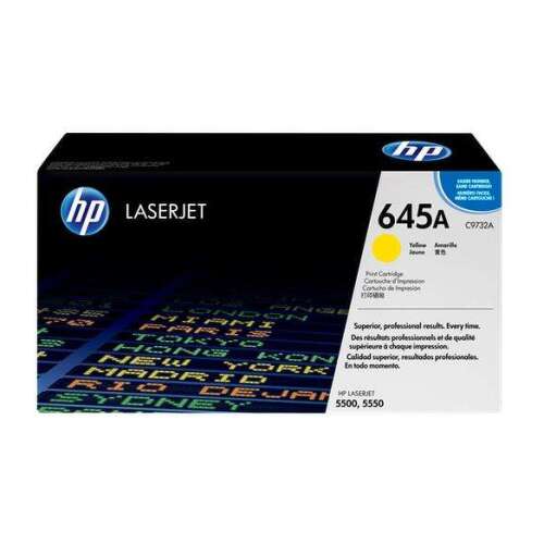 Cartucho de Toner Amarelo Original HP C9732A - 645A - HP 85565