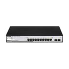 8-Port 10/100/1000Mbps Gigabit Smart Switch + 2 SFP ports (RACK 19'') - D-Link DGS-1210-10/E